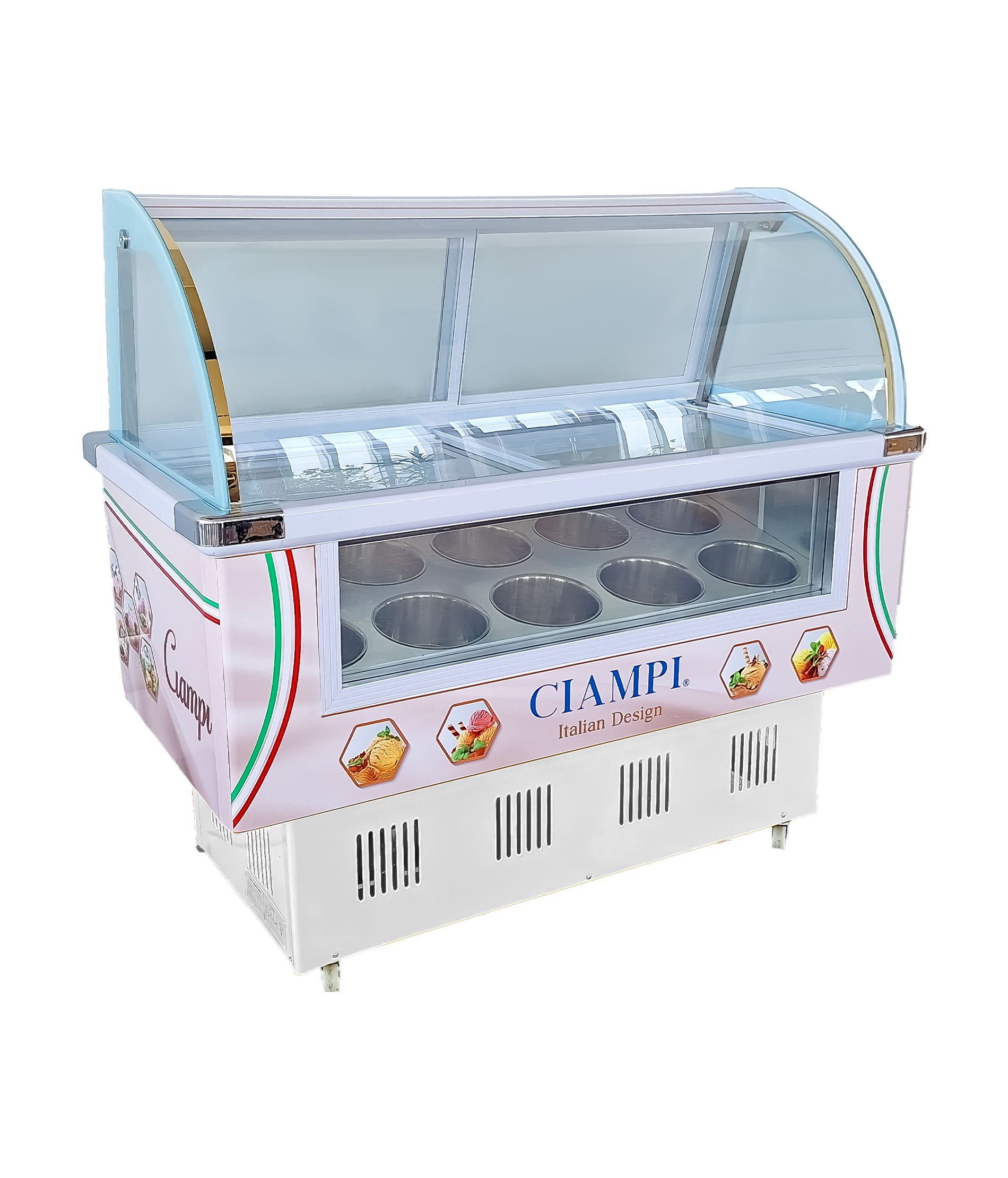 CONGELATORE BIANCO DI GELATO